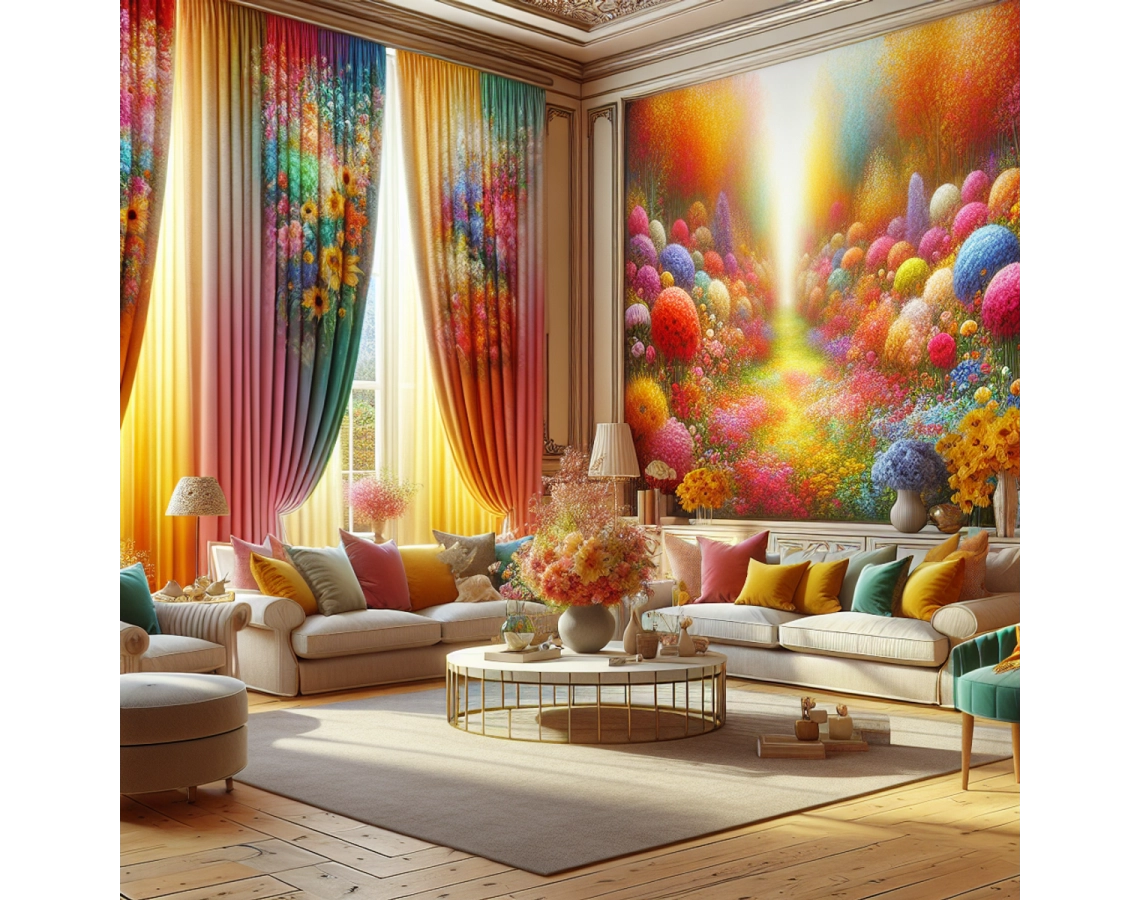 Jaká barva závěsů se hodí do obývacího pokoje