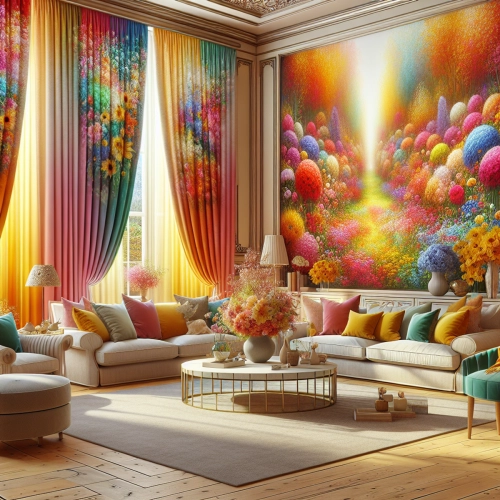 Jaká barva závěsů se hodí do obývacího pokoje