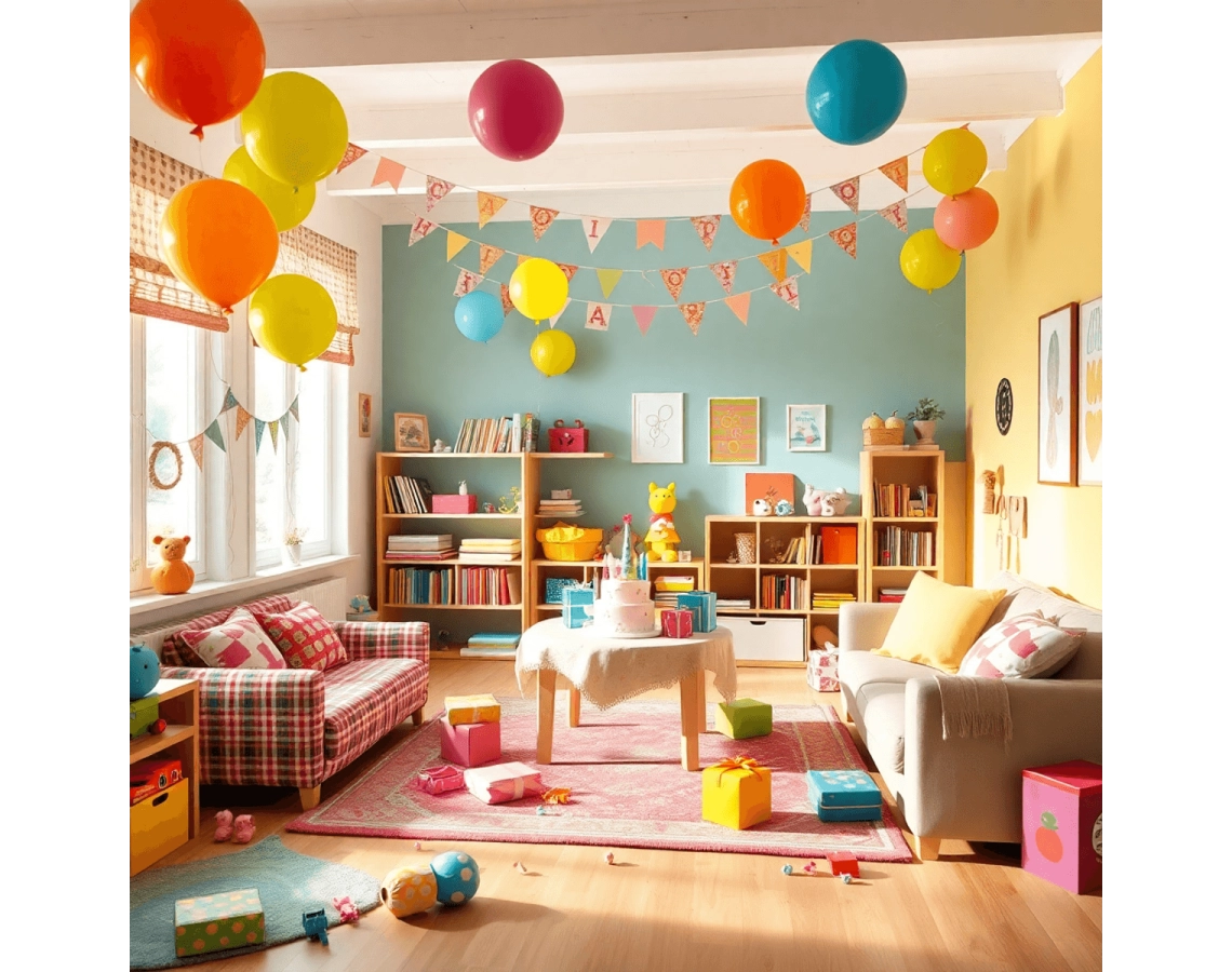 Hogyan varázsoljuk a nappalit gyerekparadicsommá: Tippek beltéri szülinapi bulira