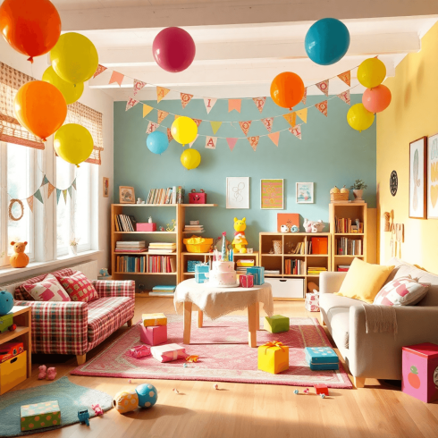 Hogyan varázsoljuk a nappalit gyerekparadicsommá: Tippek beltéri szülinapi bulira