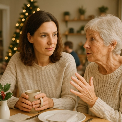Kako preživeti božič s taščo (in drugimi zahtevnimi sorodniki) brez prepira
