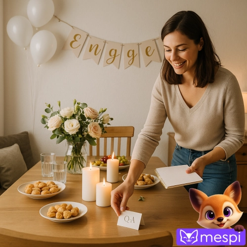 Cum să pregătești o petrecere de logodnă acasă: decor elegant și o mică gustare