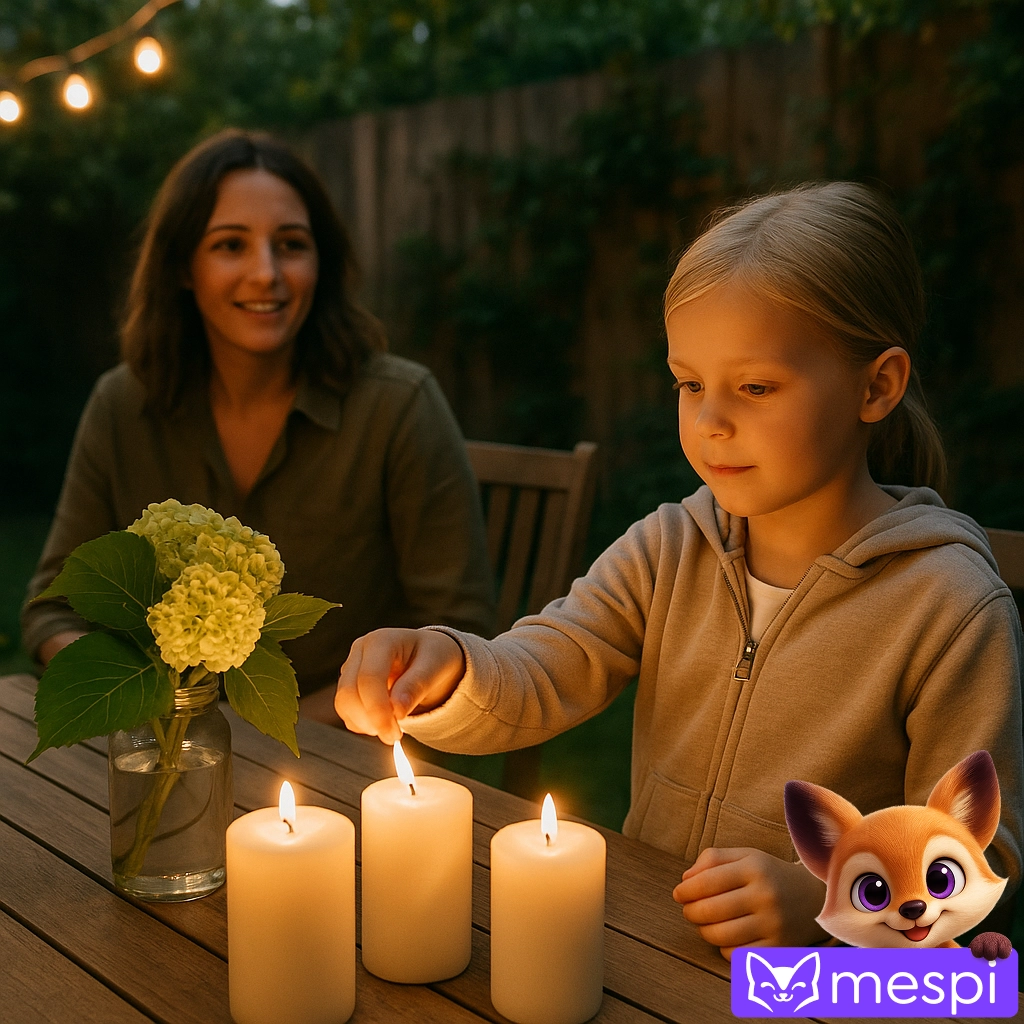 Gyertyák, virágok és lágy világítás túlzott díszítés nélkül