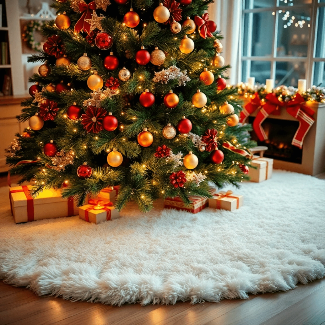 Ako vybrať perfektný koberec pod vianočný stromček: Tipy, Štýly a Nápady