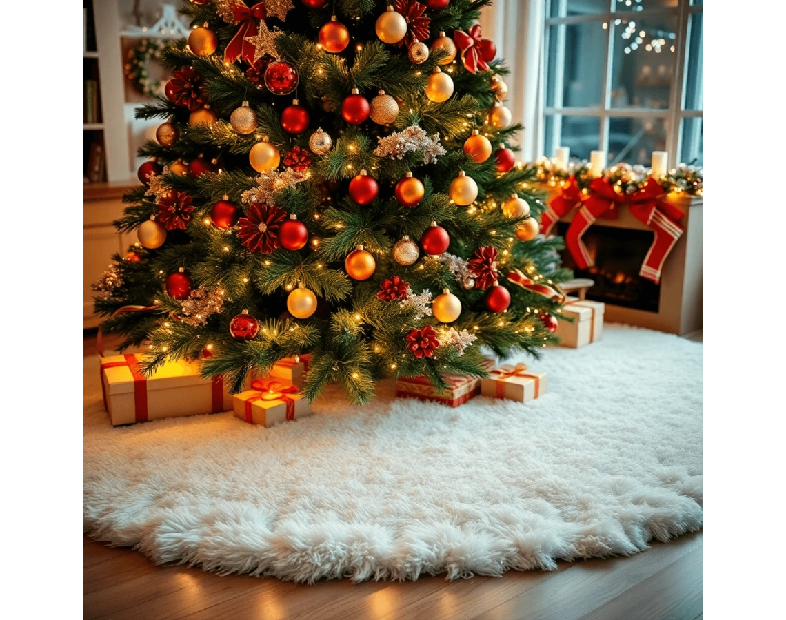 Jak vybrat perfektní koberec pod vánoční stromeček: Tipy, Styly a Nápady