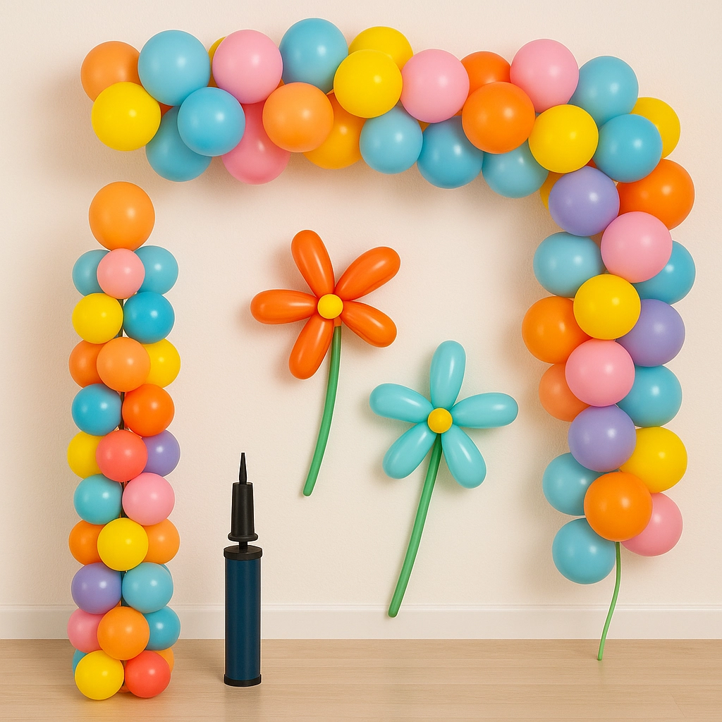 Ako vytvoriť balónovú výzdobu ako profesionál