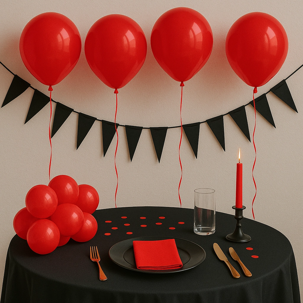 Hogyan hangold össze a dekoráció színpalettáját az ünnep típusához (esküvő, gyerekzsúr, lány-/legénybúcsú...)