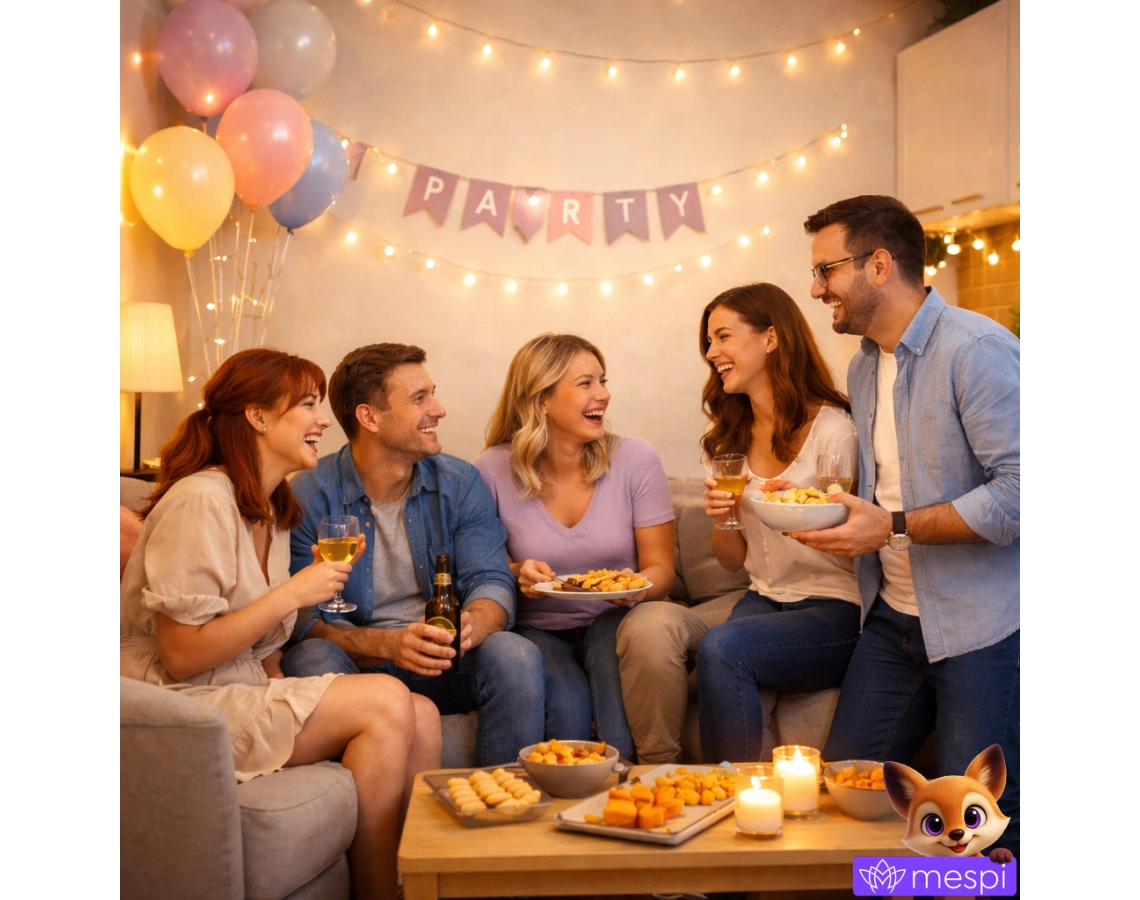 Kako organizirati zabavo v majhnem stanovanju in se ob tem ne zmešati?