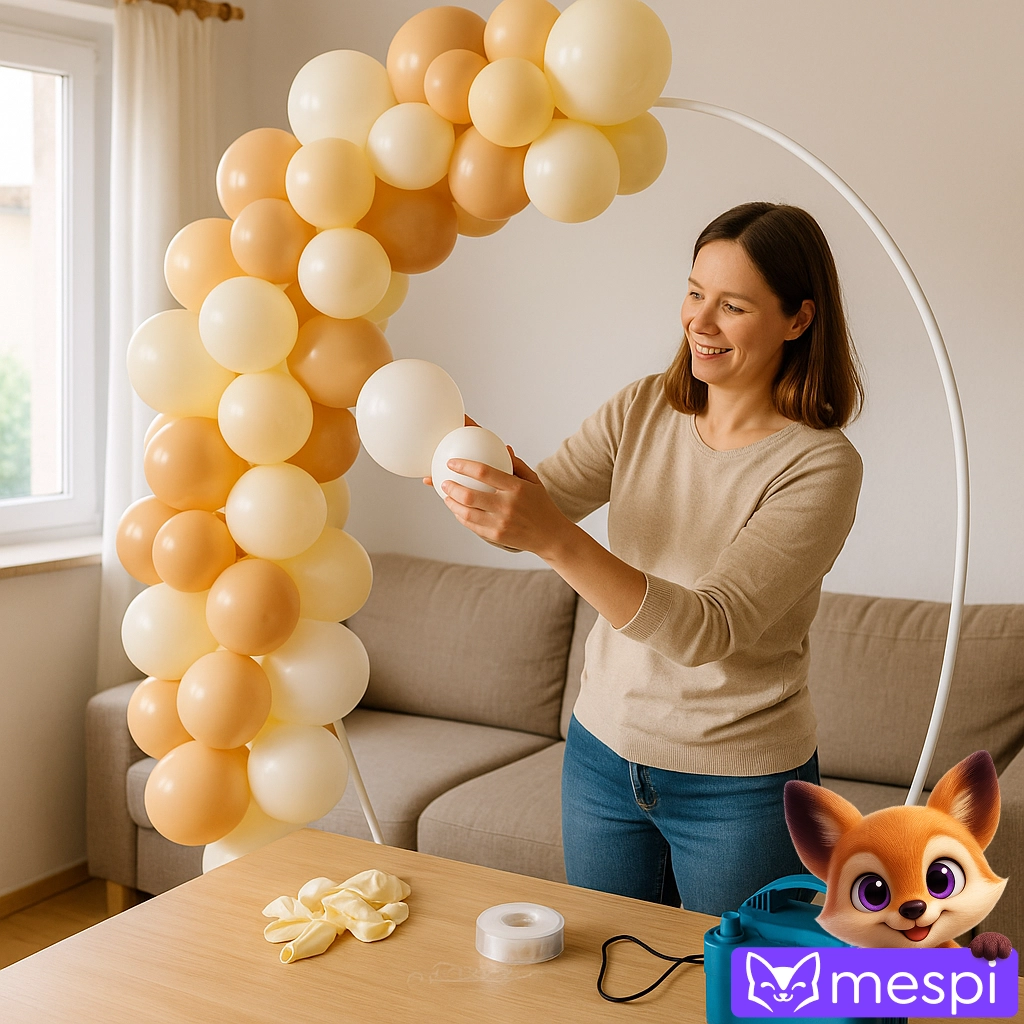 Léggömbkapu otthon hélium nélkül: mit vegyél, hány lufi kell, és hogyan készítsd el