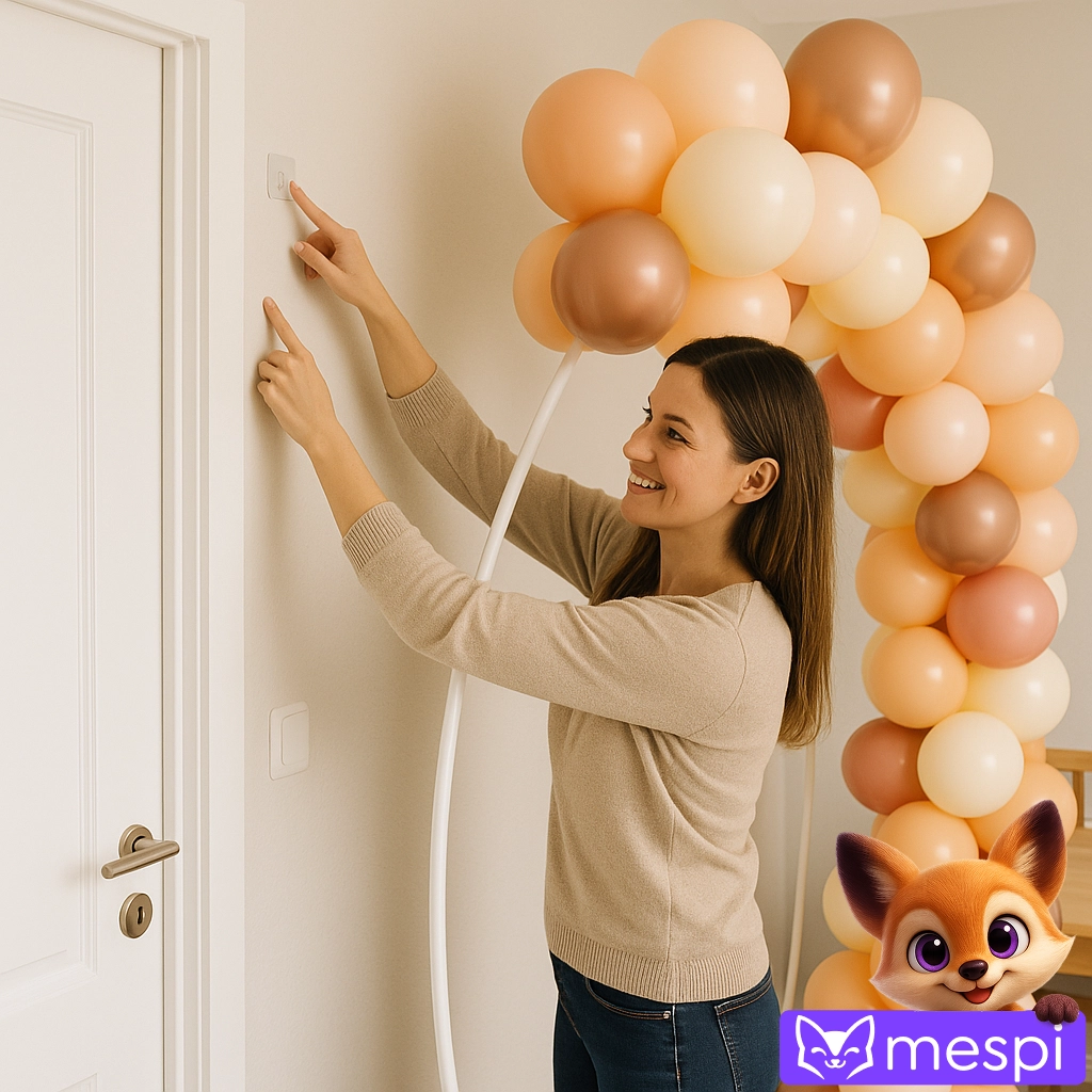 Hogyan rögzítse a léggömbboltívet fúrás nélkül, hogy ne essen le