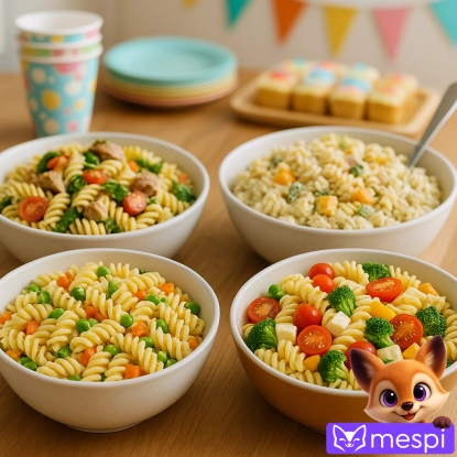 Salată de paste pentru petrecere: 6 rețete rapide pentru copii și adulți