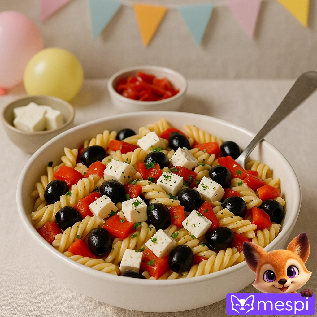 Izrazitejša solata s feto, olivami in papriko bolj za odrasle