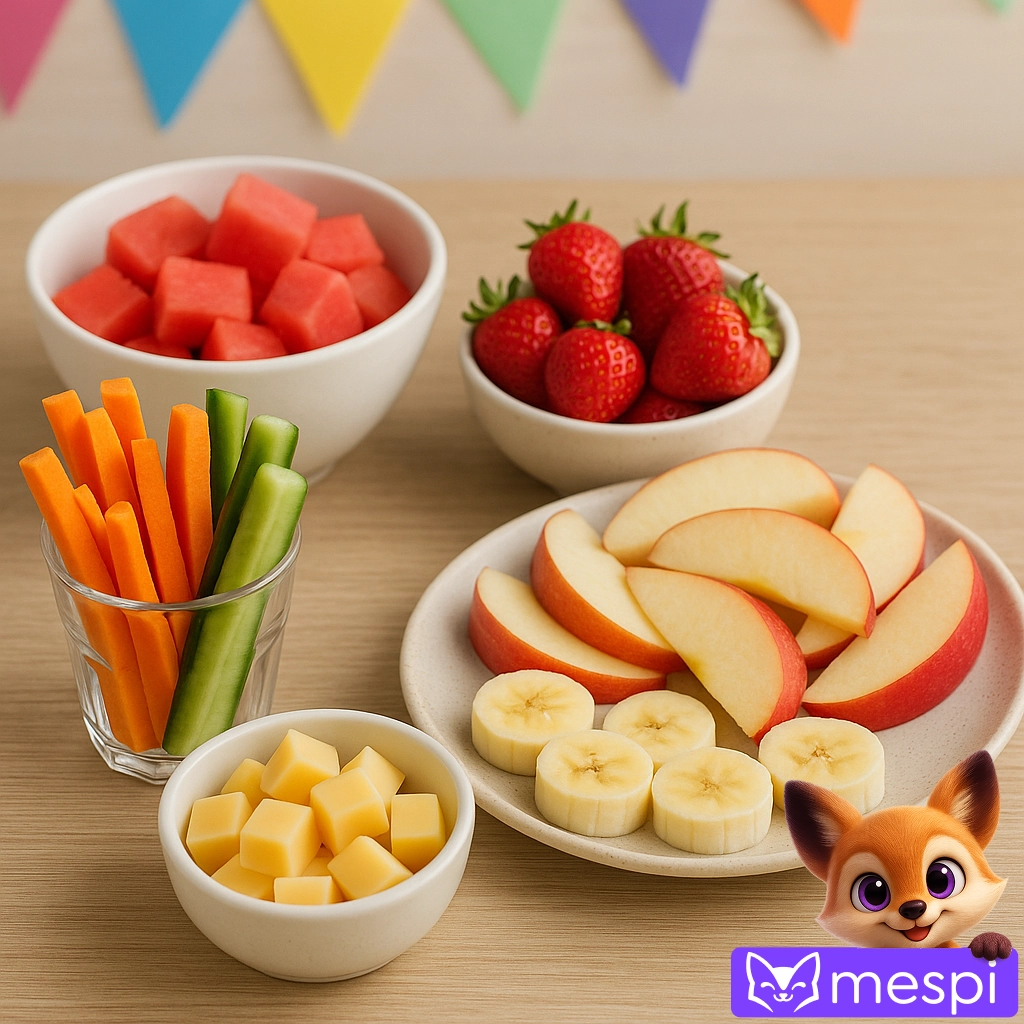 Egészséges nassolnivalók gyerekeknek, amelyek nem hatnak unalmasnak a bulin