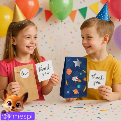 "Grazie di essere venuto!" – Idee creative per ringraziamenti e piccoli regali per gli ospiti di una festa per bambini