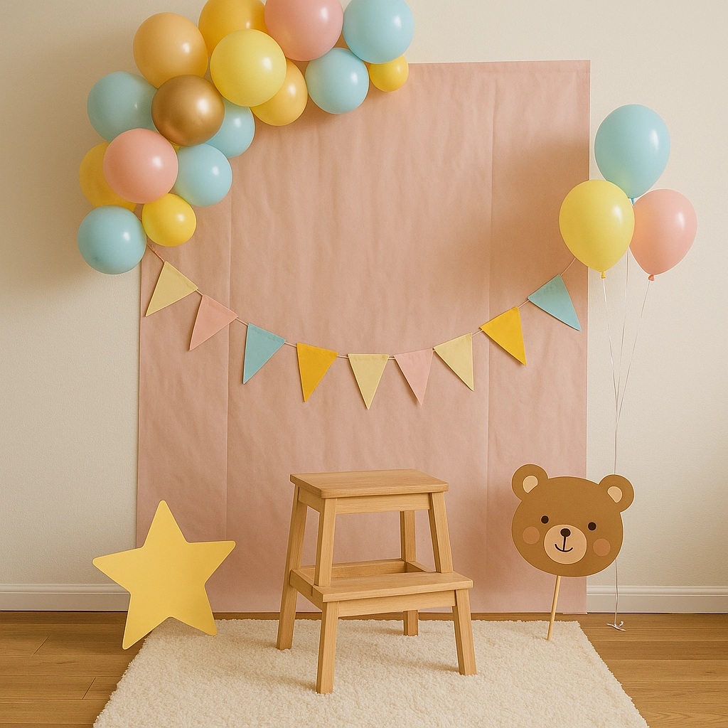 6 jednoduchých nápadů na fotokoutek pro dětskou oslavu