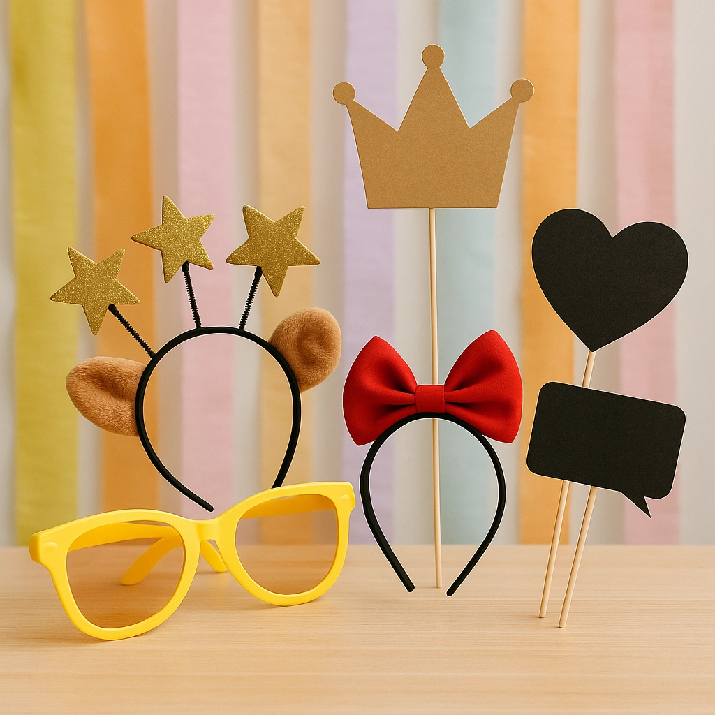 Jaké rekvizity do fotokoutku fungují u dětí a rodinných fotek