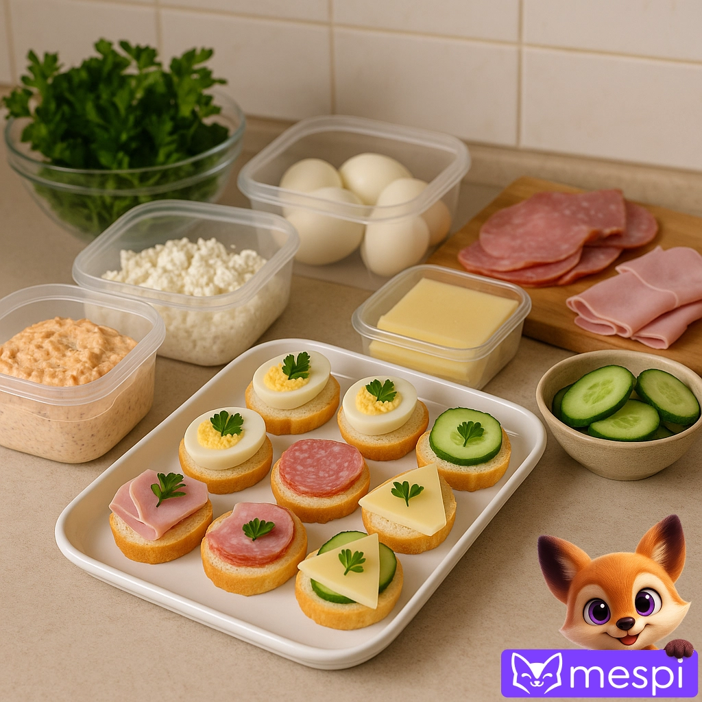 Kaj pripraviti vnaprej in kaj sestaviti šele tik pred serviranjem