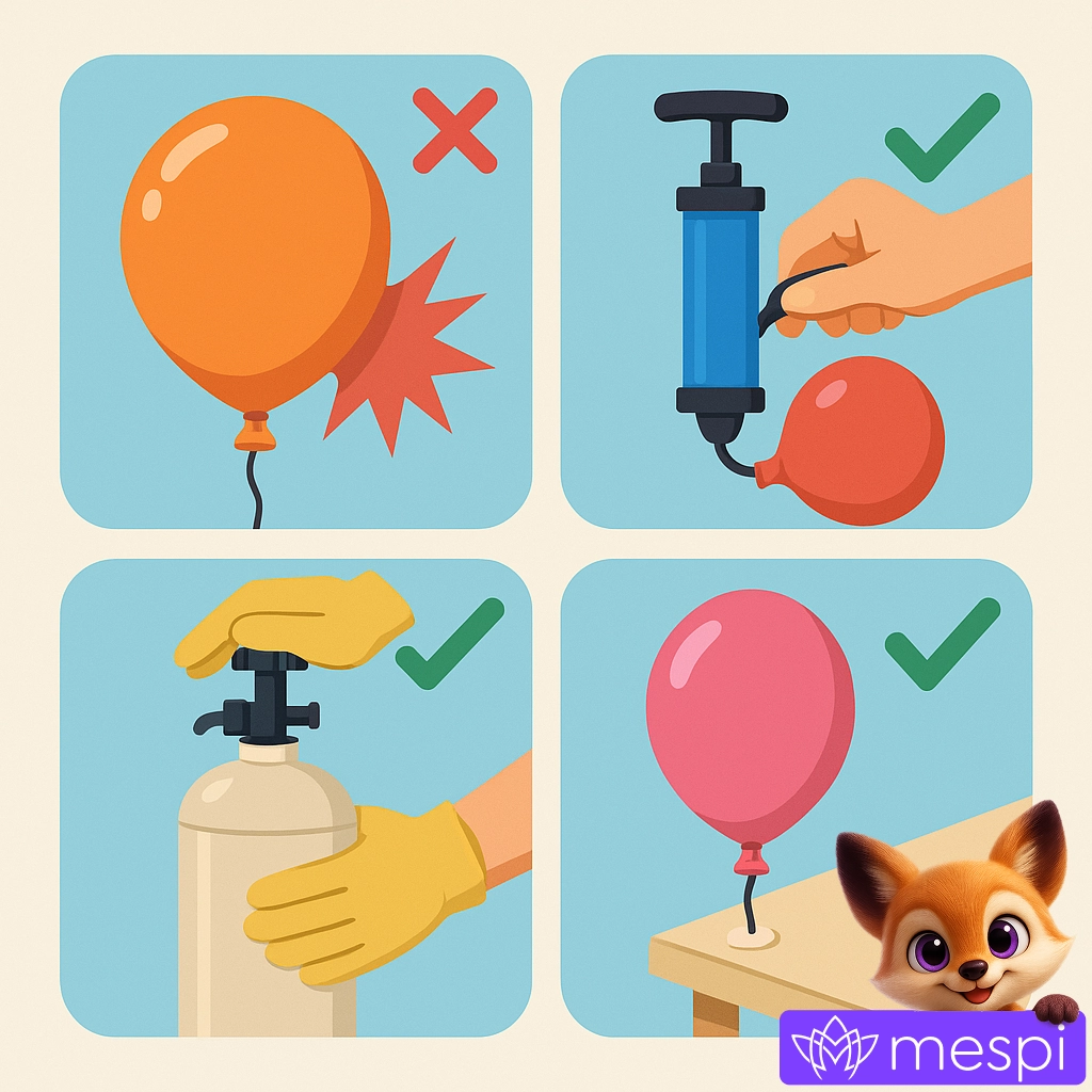 Najčastejšie chyby pri nafukovaní balónov a ako im predísť