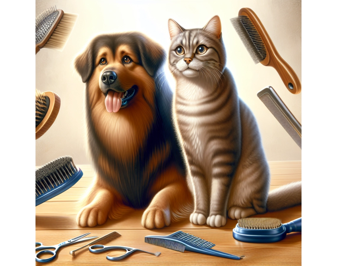 Oboustranný kartáč na odstraňování chlupů a spodní srsti