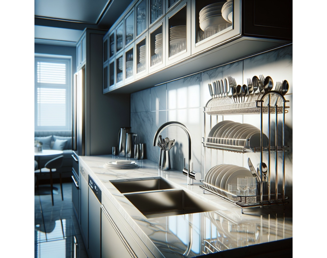 Odkapávače na nádobí se zabudovaným držákem na příbory: Funkčnost a designová řešení