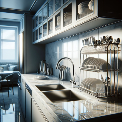 Odkapávače na nádobí se zabudovaným držákem na příbory: Funkčnost a designová řešení