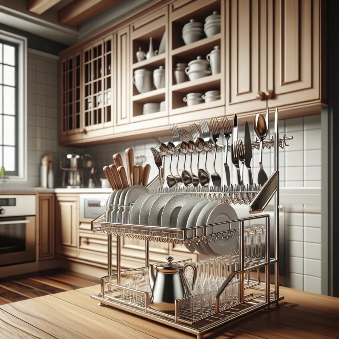 Odkapávače na nádobí se zabudovaným držákem na příbory: Funkčnost a designová řešení
