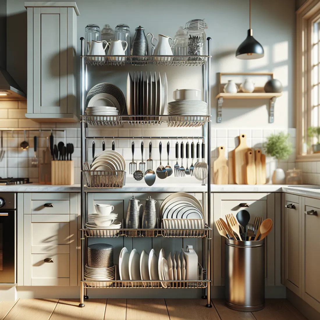 Odkapávače na nádobí se zabudovaným držákem na příbory: Funkčnost a designová řešení