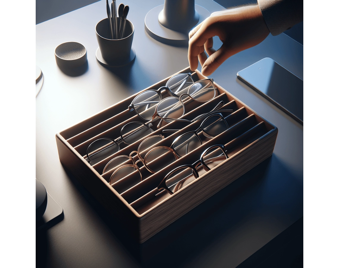 Organizér na brýle: Praktický doplněk pro udržování pořádku a ochranu vašich brýlí