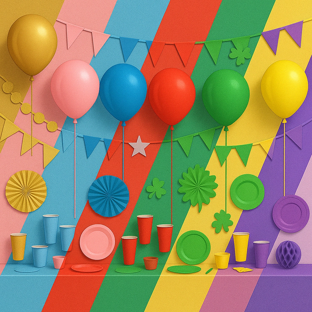 Párty dekorácie podľa farby: Ako vytvoriť oslavu, ktorá zaujme na prvý pohľad?