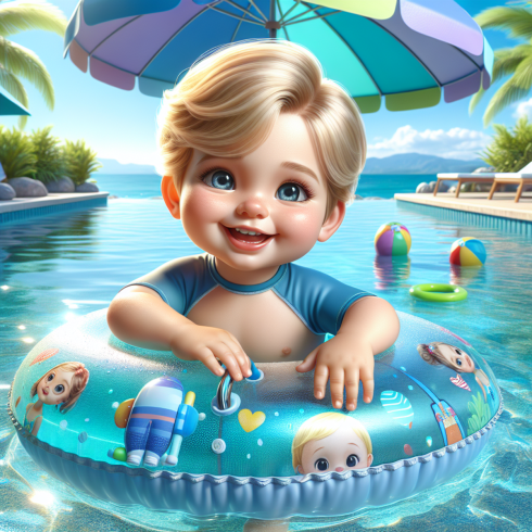 Plávacie koleso so strieškou: Najlepšia ochrana pred slnkom pre vaše dieťa pri plávaní