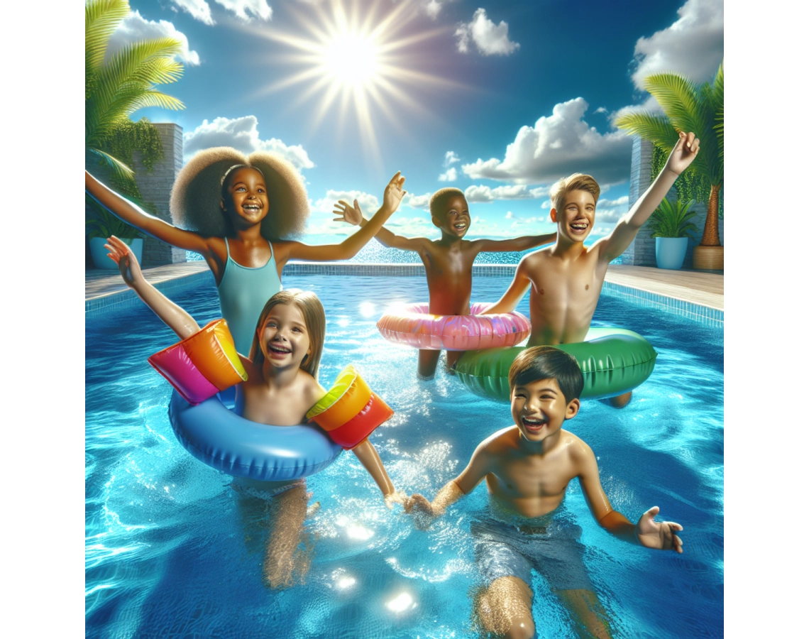 Plavání s plovacím kolem: Zábavné hry a aktivity pro děti