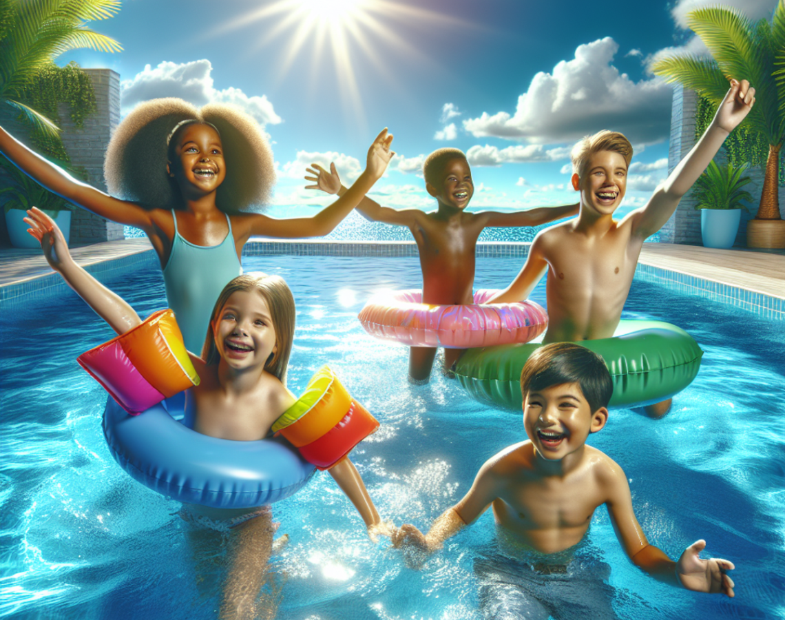 Plávanie s plávacím kolesom: Zábavné hry a aktivity pre deti