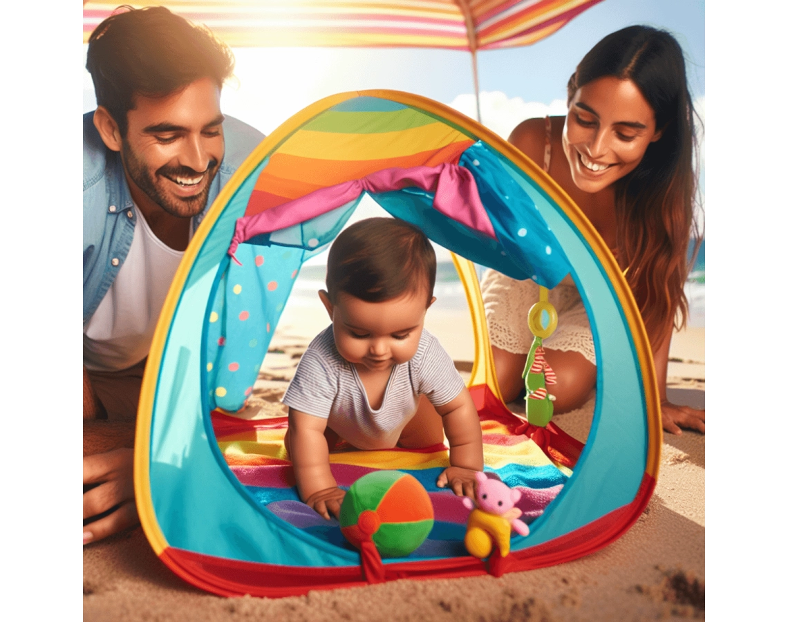 Plážový stan pro miminka: Bezpečný a zábavný prostor pro hraní a rozvoj