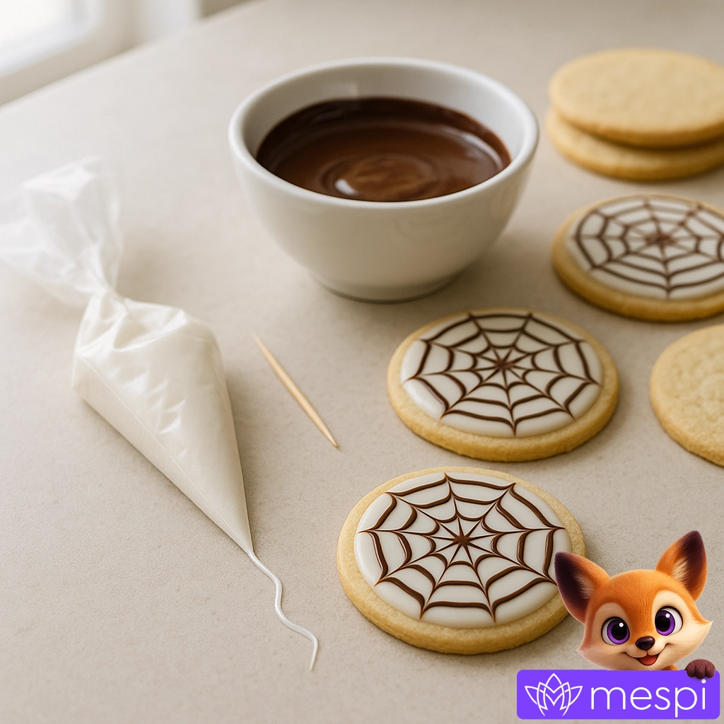 Halloweenske torte s paukovom mrežom i šišmišima od marcipana