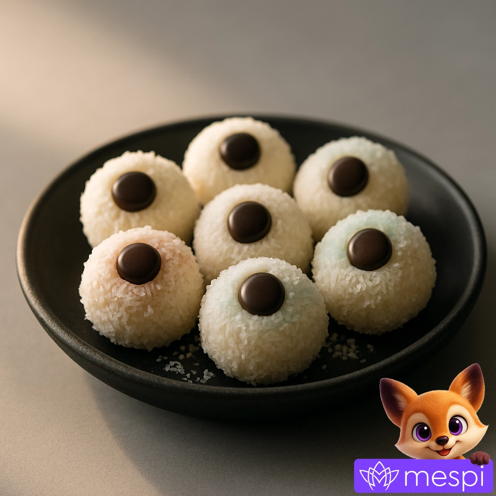 Slatki duhovi od puslica i kokos kuglice s očima