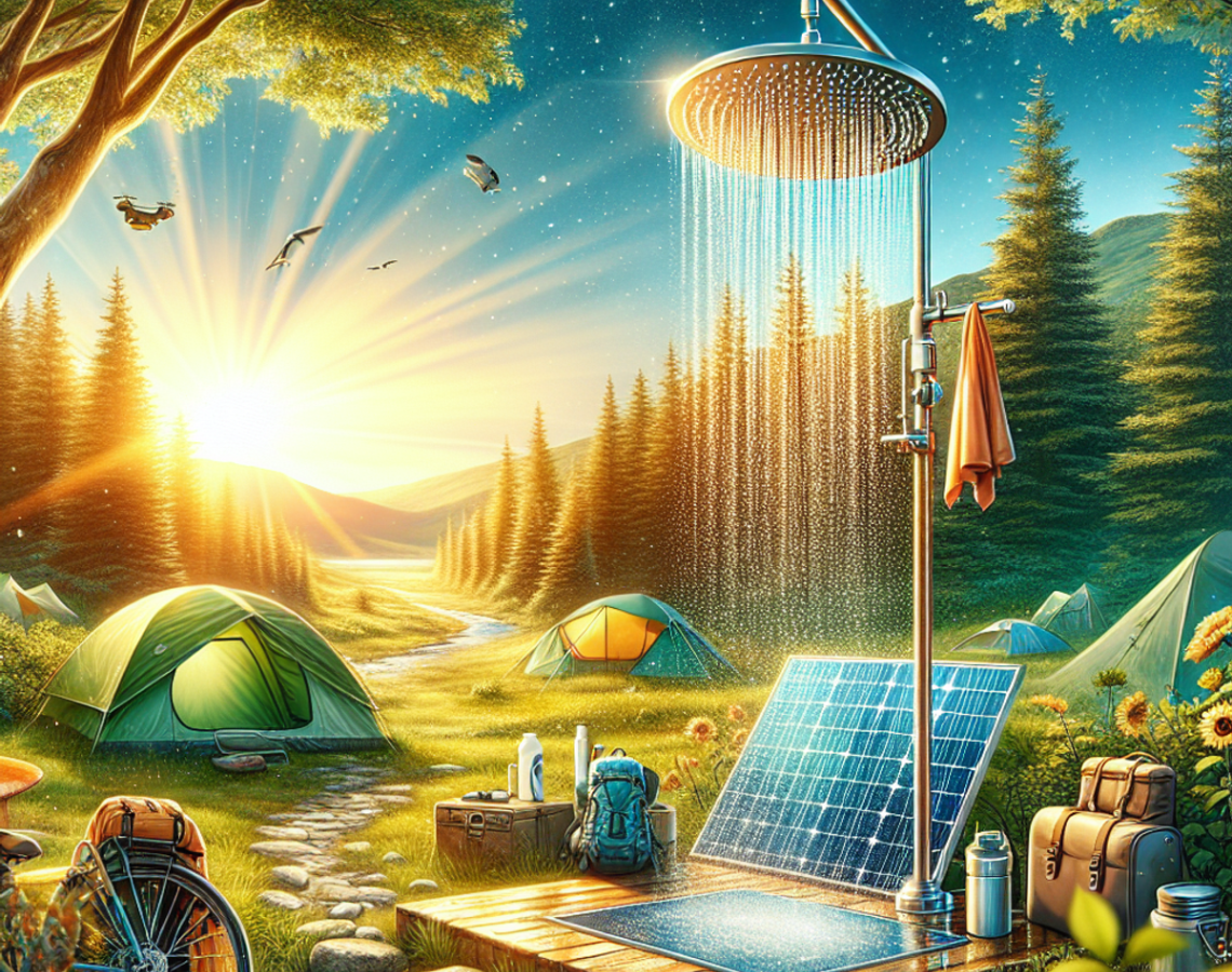 Turistická sprcha - Nevyhnutnosť pre kempingové dobrodružstvá