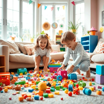 Почистване след детско парти: Как бързо и безболезнено да се справите с бъркотията