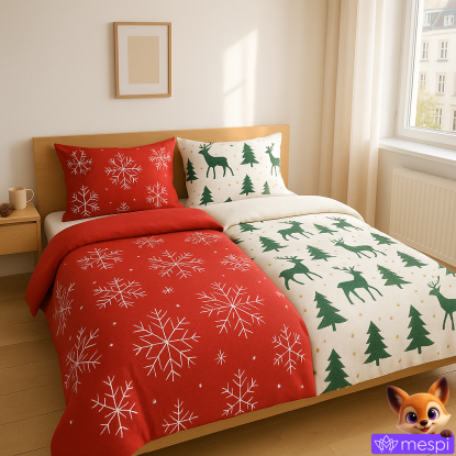 Vánoční povlečení, které promění vaši ložnici v pohádku: jak vybrat ten nejlepší materiál