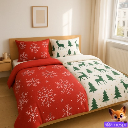 Vianočné obliečky, ktoré premenia vašu spálňu na rozprávku: ako si vybrať ten najlepší materiál