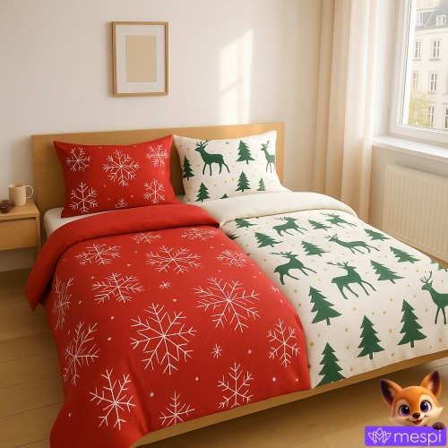 Vánoční povlečení, které promění vaši ložnici v pohádku: jak vybrat ten nejlepší materiál