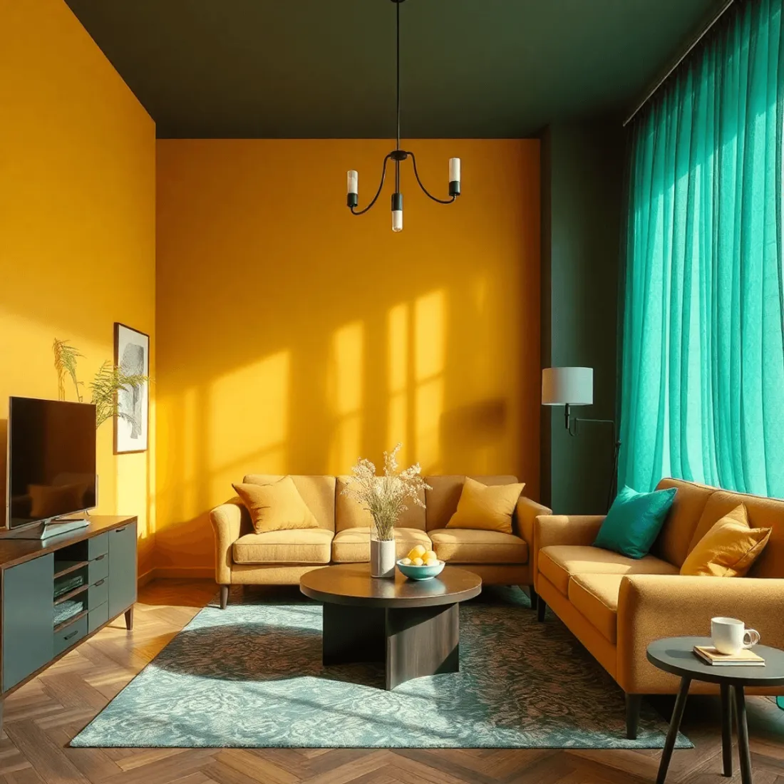 Výběr správné látky a barvy záclon a závěsů