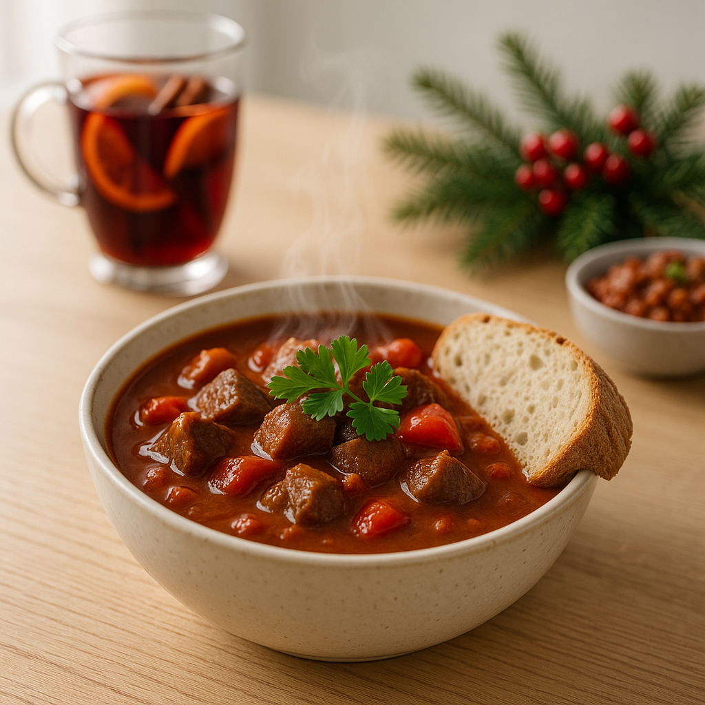 Zimné pohostenie, ktoré zahreje: 3 recepty na párty jedlá z jedného hrnca (guláš, chilli, punč)