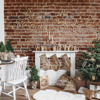 Dekoratívna vianočná čižma Daddy 39,5 cm