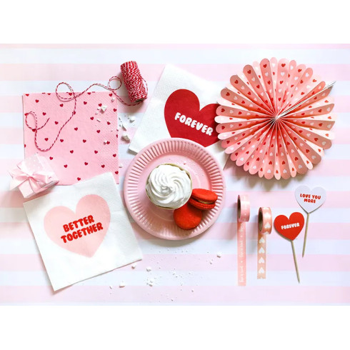 Benzi decorative mix roz 4 buc.