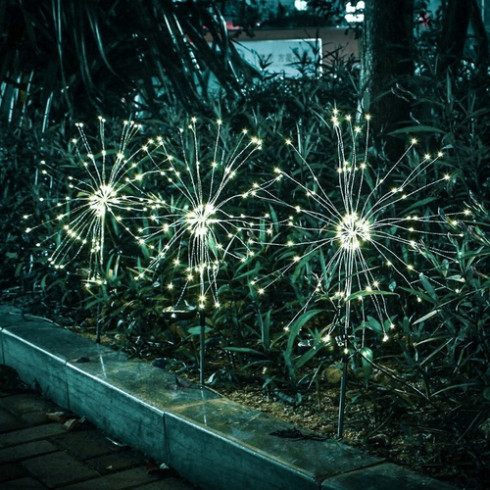 Solární zahradní lampa – Pampelišky, 2 ks