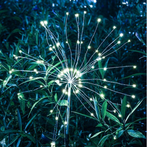 Solární zahradní lampa – Pampelišky, 2 ks