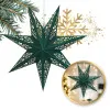 Veľká vianočná hviezda - zelená, 45 cm