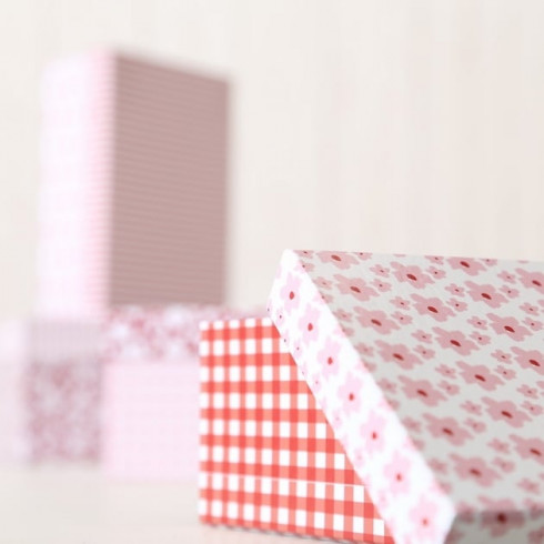 Kartónová krabica Fleuri 17 cm - veľ. 1