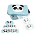 Detské náplaste v plechovej krabičke s pandou