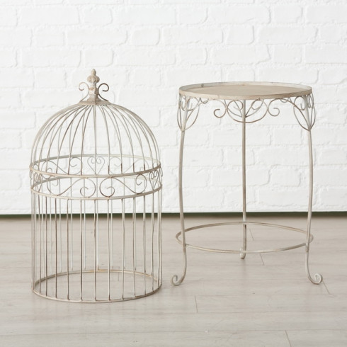 Kovová klietka na podstavci 120 cm - väčšia